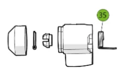 Interspiro torsjonsfjær 5 x 336100605