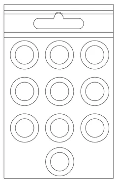 Interspiro o-ring 10 x 336900105 for DP1 slanger