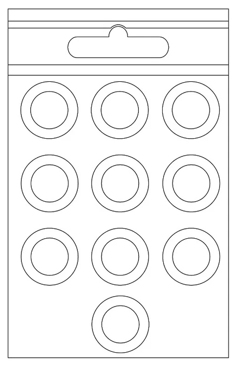 Interspiro o-ring 10 x 336900105 for DP1 slanger