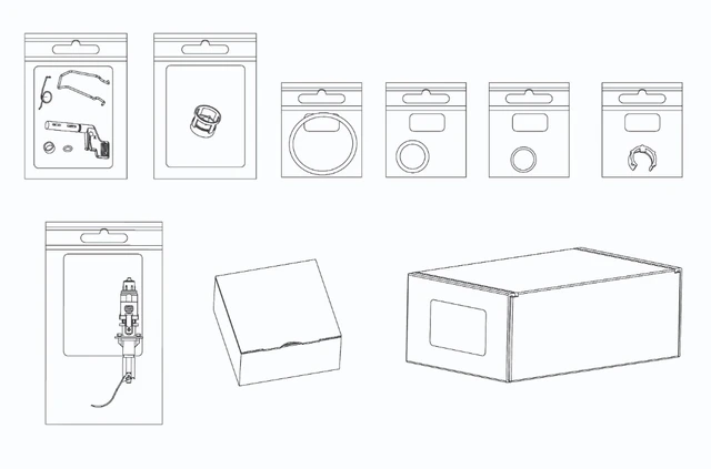 Interspiro servicesett for 1 Divator PV Med sikkerhetstrykk, pusteventil 