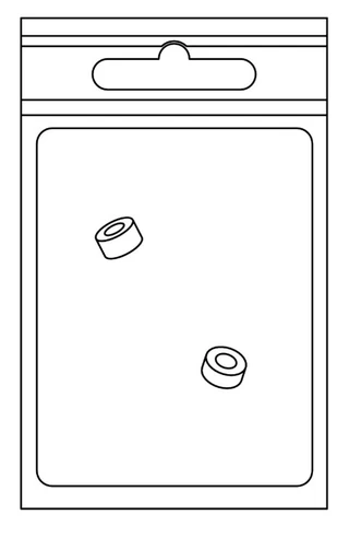 Interspiro pakningssett manometer 1 x 335100368 og 1 x 335100369