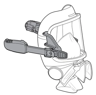 Interspiro hjelm adapter