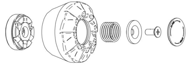 Interspiro service kit Ratt blått m/sper K44, K623-3X erstatter 0360.11.0-S6 
