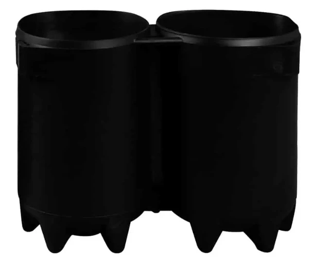 Flaskebunn for dobbeltsett 140mm 