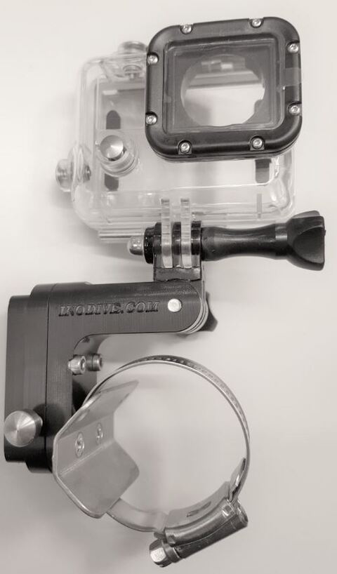 Interspiro GoPro Combo holder for skinne