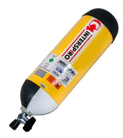 Interspiro fullkompositt 6.8L manometer In-line ventil uten EFV
