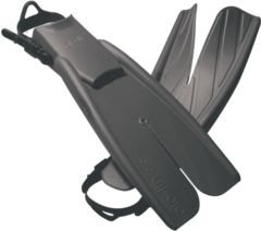 Apollo bio fin pro hel svart Medium