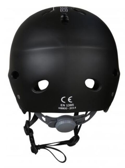 Hiko hjelm Buckaroo ørebeskyttelse Svart rattjustert innredning ,4 punkts hakestr 