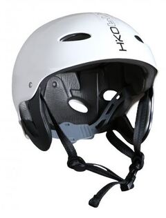 Hiko hjelm Buckaroo ørebeskyttelse Hvit rattjustert innredning ,4 punkts hakestr