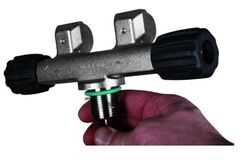 OMS DIN Twin Valve 230 bar (2 fixed Outlets)