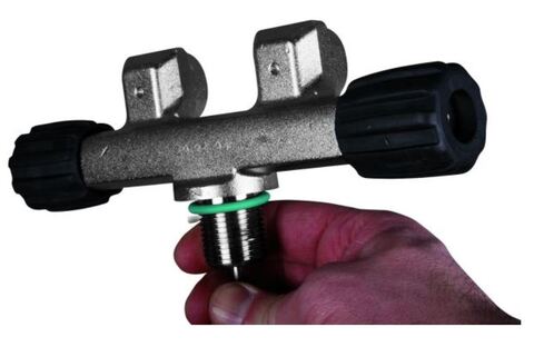 OMS DIN Twin Valve 230 bar (2 fixed Outlets)