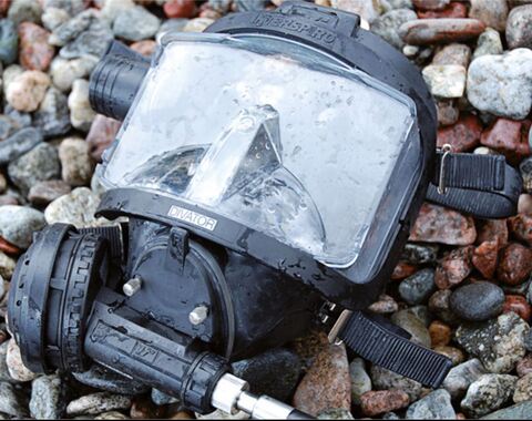 Interspiro Divator helmaske SP Hatch Safesty pressure ,pusteventil Naturgummi