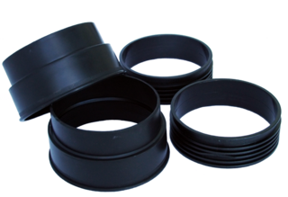 Wrist seal ring set attached 2 in- and 2