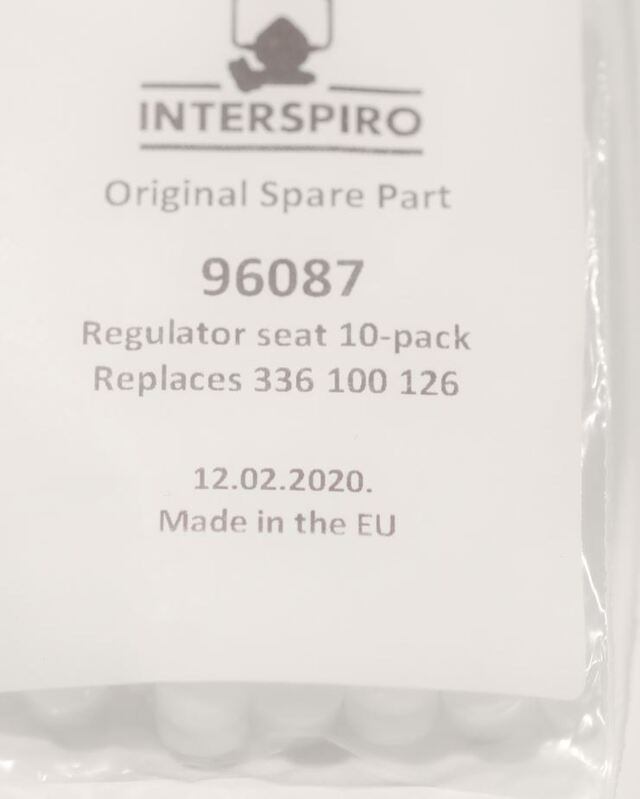 Interspiro regulator sete 10 pk Erstatter 336100126 