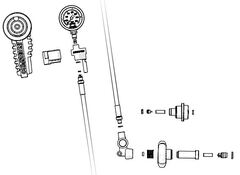 Interspiro QS II regulator enhet Interspiro ekstra luft kobling