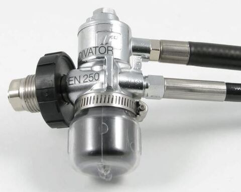 Interspiro Divator regulator MKII bar Uten reserveluftsvarsling