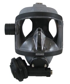 Interspiro Divator helmaske overtrykk Ventil gr&#229; natur gummi u/ friskluftsluke