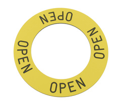 Interspiro &quot;OPEN&quot; skilt
