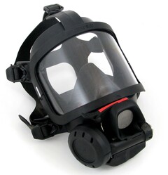 Interspiro S-mask m/friskluftsluke u/PV 5 punktsstropp Small (S)