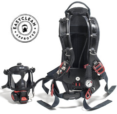 Interspiro Incurve SCBA u/maske og PV 2 x Euro hunn kobling