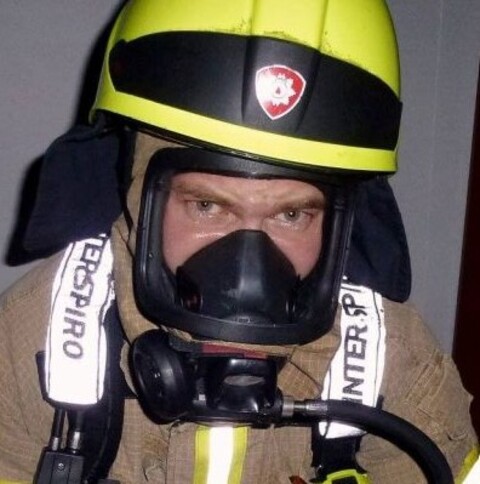 Masketrekk liten PBI dobbel Gul S-Mask Wenaas 