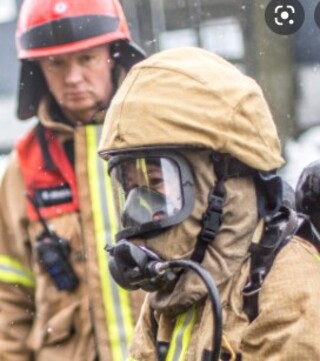 Masketrekk liten PBI dobbel Gul S-Mask Wenaas 