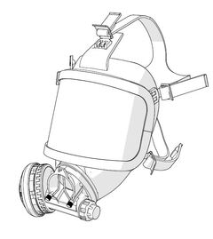 Interspiro Spiromatic maske m/pustevent Med pusteventil
