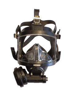 Interspiro Divator helmaske normaltrykk Ventil svart naturgummi u/friskluftsluke