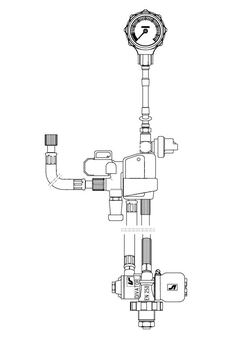 Interspiro Divator MKII reg. bar BOV Med 4 ports svivel
