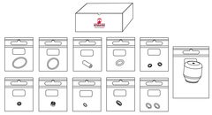 Interspiro servicesett MKII 4 port sviv