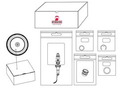 Interspiro servicesett for 1 Divator PV Uten sikkerhetstrykk, pusteventil