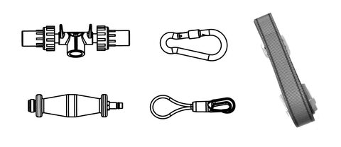 Interspiro DP1 2.nd dykker &quot;tak out kit&quot;