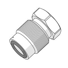 Interspiro beskyttelsesplugg for flaske inklusiv o-ring