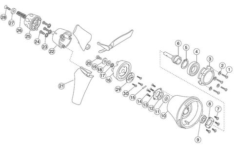 Apollo bearing housing