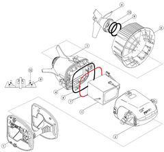 Apollo o-ring r&#248;d skuterkropp AV-2
